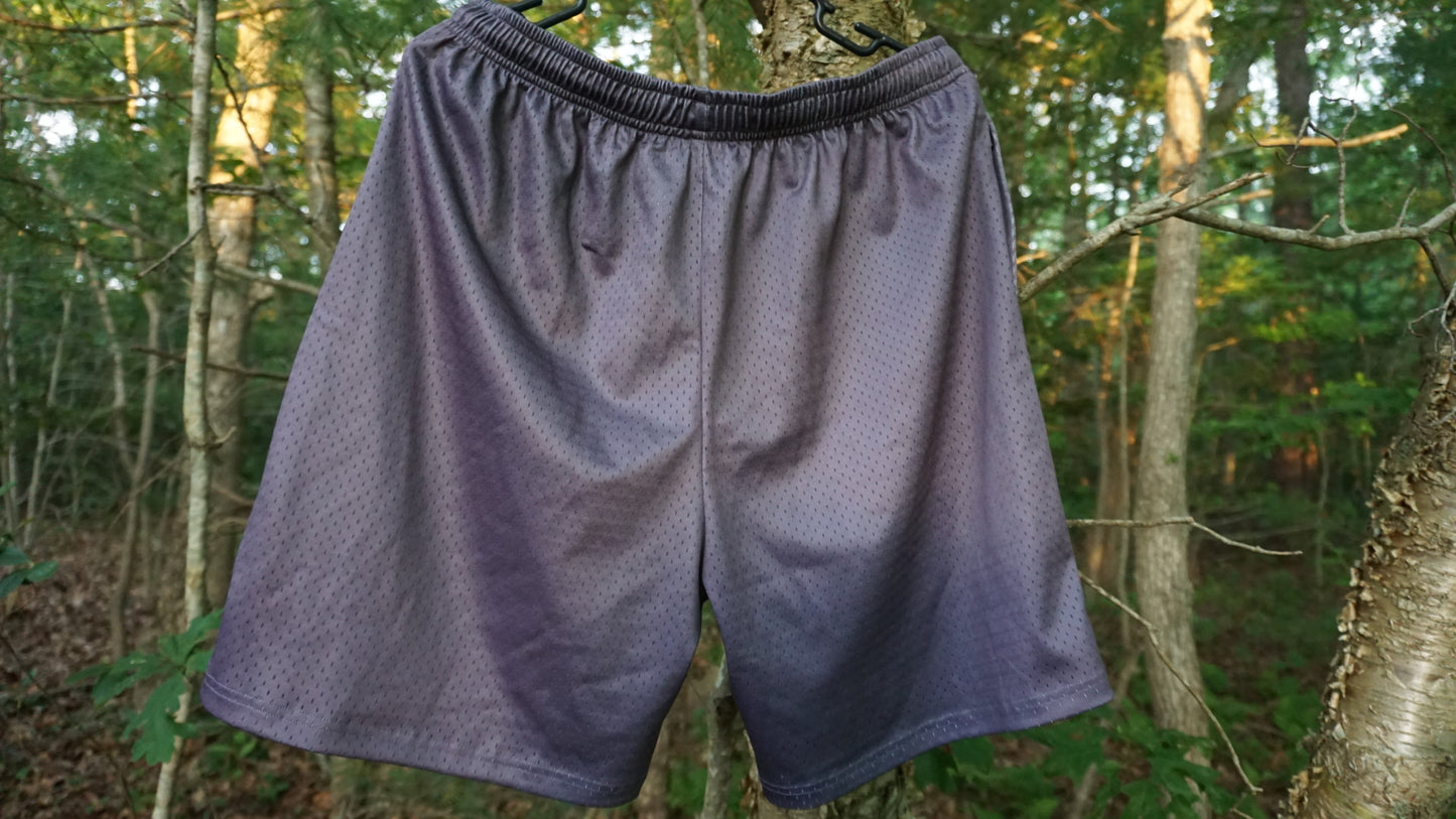 Grey Skullie Shorts