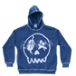 Blu-Fur Skullie Hoodie