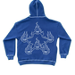 Blu-Fur Skullie Hoodie