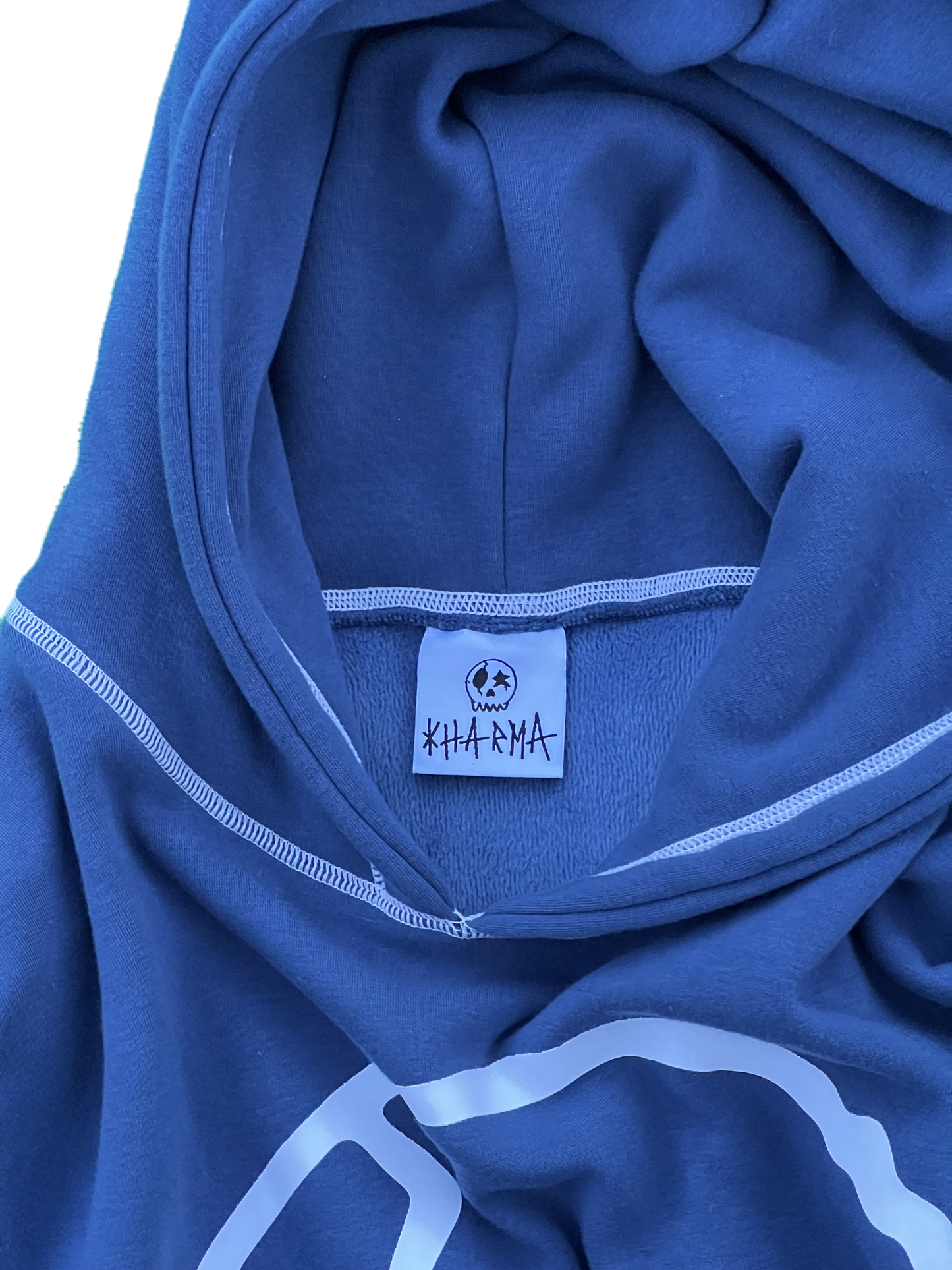 Blu-Fur Skullie Hoodie